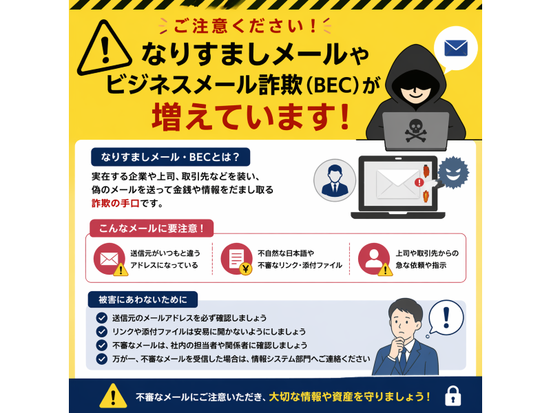 なりすまし、ビジネスメール詐欺